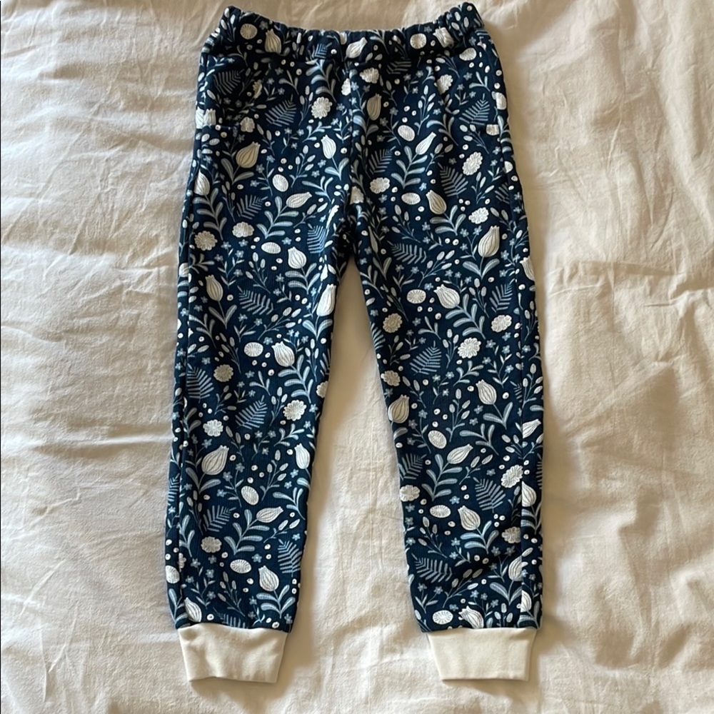 Winter Water Factory Floral Patterned Kids Joggers